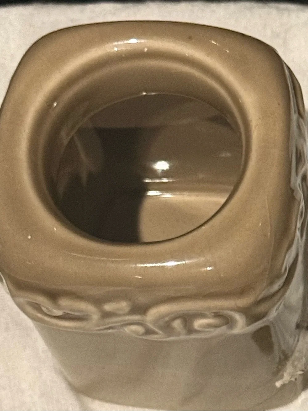 Set of 3 Drake Design Food Safe Ceramic Holders – Taupe